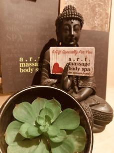 art massage body spa San Antonio Texas Valentine Gift Card Certificate